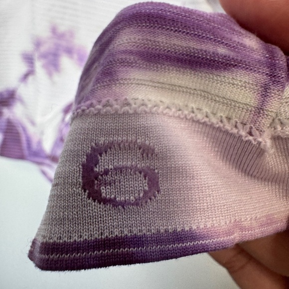Lululemon Swiftly Tech Tie Dye Long Sleeve Top Purple - Picture 4 of 6
